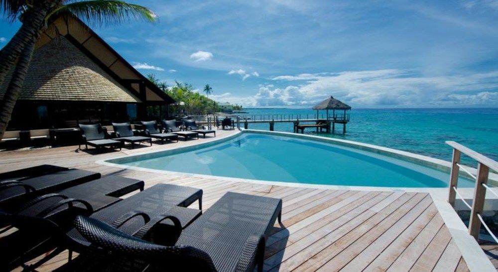 Le Maitai Rangiroa Hotel Avatoru ภายนอก รูปภาพ